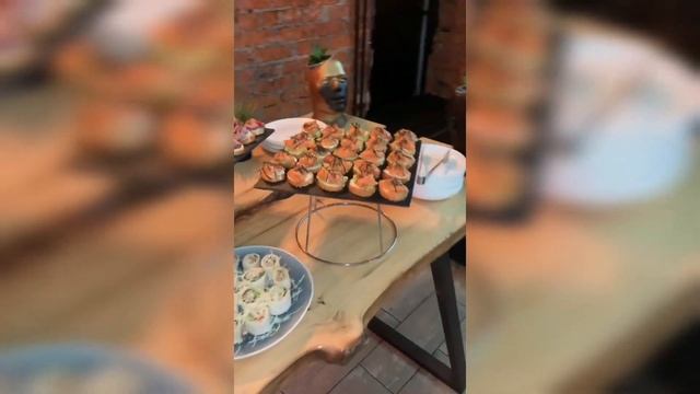 Самые вкусные закуски для фуршета P.P.J.V Catering в Москве