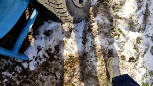 Резина уехала, кривые колеса на Улане.