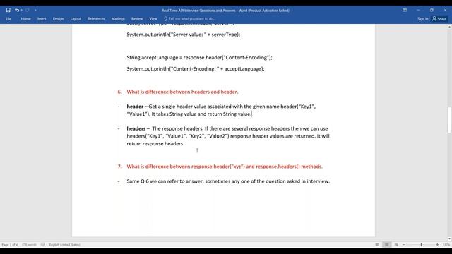 API Testing Interview Questions and Answers | RestAssured Interview Questions