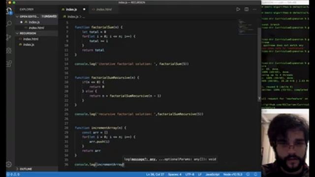 Recursion Review: JavaScript Examples