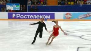 Аннабель Морозова - Девид Нарижный. Ритм-танец. Москва. Гран-при России по фигурному 2022