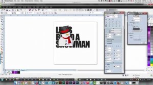 CorelDRAW text knockout technique