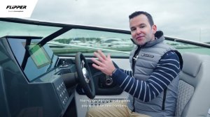 Flipper 800 DC обзор катера с носовой каютой | Yachts Expert