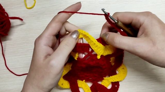 Салфетка "Дива"/крючком/