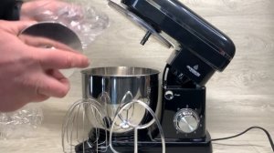 Кухонный комбайн, тестомес миксер планетарный Cronberg 5л чаша 2200 Вт