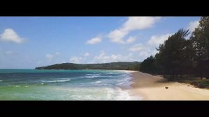 Bangtao Beach / Пляж Бангтао с дрона / Пхукет / Таиланд