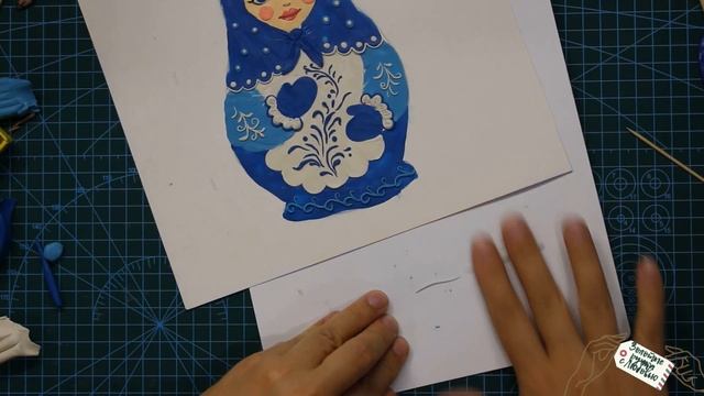 Рисуем матрешку пластилином. Часть 2: Декор смотреть онлайн