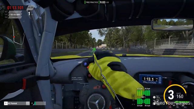 Asetto Corsa Competizione GT Pack - Mercedes AMG GT4 Gameplay 1080p 60FPS (PC)