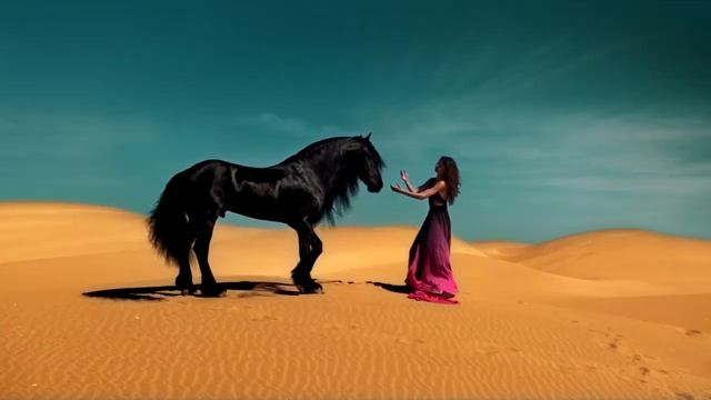 АИГЕЛ  - 'Кара айгыр' (Черный конь Black Knight) КЛИП