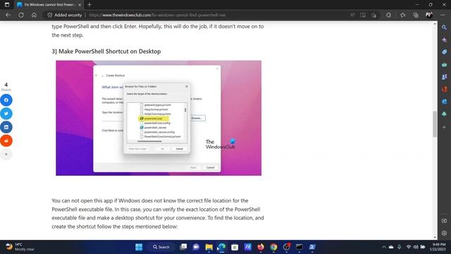 Fix Windows cannot find Powershell.exe смотреть онлайн