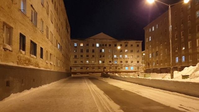 #НОРИЛЬСК/ ДВОРЫ И УЛИЦЫ НОРИЛЬСКА В ТЁМНОЕ ВРЕМЯ СУТОК#норильскночью#ночнойнорильск#дворынорильска