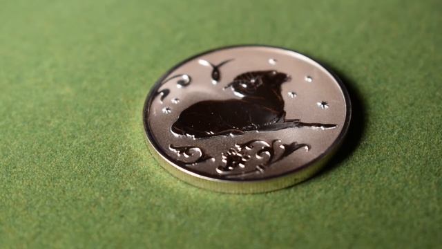 2 рубля 2005 - Овен „Знаки Зодиака“, Серебряные монеты России смотреть онлайн