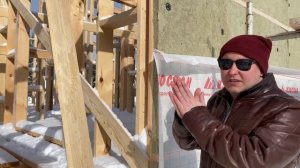 Утепление каркасного дома. Перекрестное утепление.