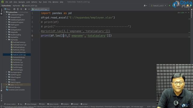 Pandas Practical - Difference Between loc and iloc in Pandas | Python Pandas loc and iloc [Hindi]