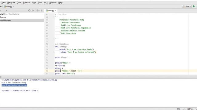 Function in python | Declaration | Definition | Lecture-11 смотреть онлайн
