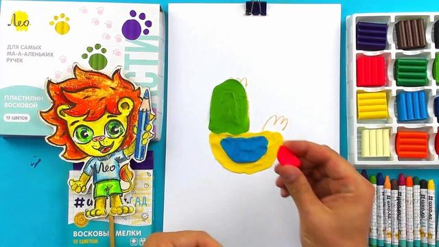 Поделка для детей - ЛЕПИМ курочку из пластилина смотреть онлайн