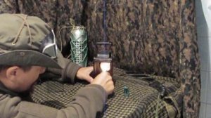 керосиновый фонарь из минометного ЗИП