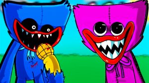 Сразу 2 Хагги Вагги во Friday Night Funkin' vs Poppy Playtime  Глава 2 ФНФ Мод V.S. Huggy Wuggy