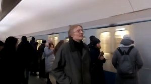 Москва 1511 станция метро Третьяковская зима день