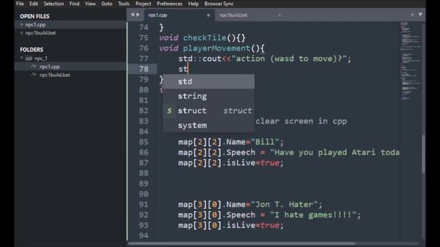 Making an RPG Vlog - Episode 3 - the cpp port (READ DESCRIPTION)