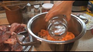 Тушеная Баранина с овощами