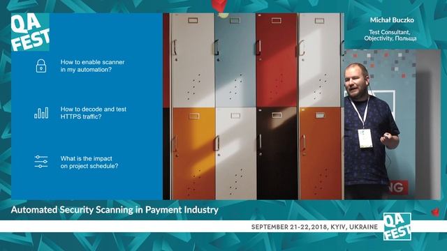 Automated Security Scanning in Payment Industry - Michał Buczko. QA Fest 2018 смотреть онлайн