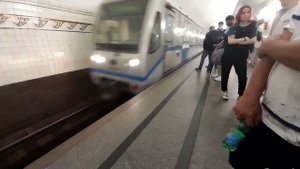 Поездка на метро до станции Киевская
