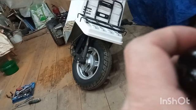 HONDA  GYRO-X 50-2 TD02 интересный случай поломки помпы смотреть онлайн