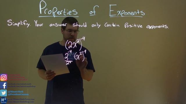 Simplify (2x^2)^-4 смотреть онлайн