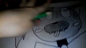 Как нарисовать аниматроника кошку ( Менди ) #7