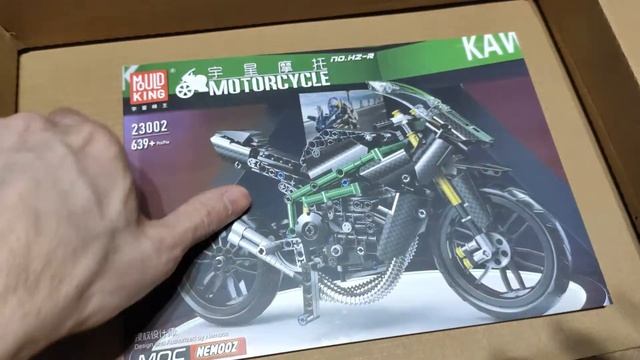 (VLOG) 23002 MOULD KING Мотоцикл KAWASAKI смотреть онлайн