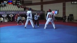 TAEKWONDO WTF. EUROPEAN CHAMPIONSHIP SENIORS BAKU 2014. SENIORS MALE A-80. QUARTERFINAL. (IMN-ITA)