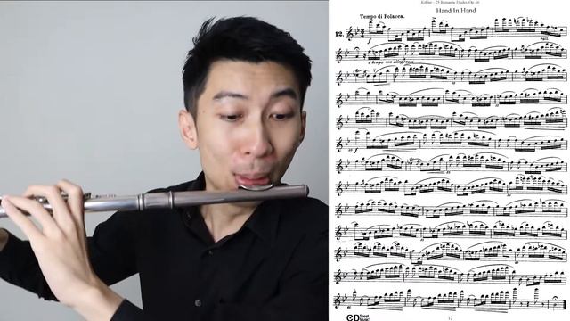 E. Kohler - 25 Romantic Etudes Op. 66 12. Hand in Hand смотреть онлайн