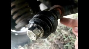 Обрыв болта нижнего рычага Нива
