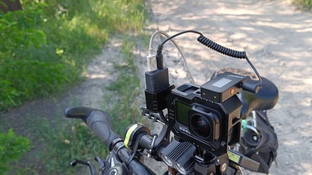 Крепление GoPro 9 на руль. Беспроводной микрофон. Max lens mod telesin.