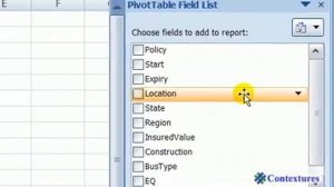 Create a Simple Pivot Table in Excel 2007