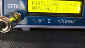 Радиостанция Yaesu ft-7900r проверяем чувствительность.