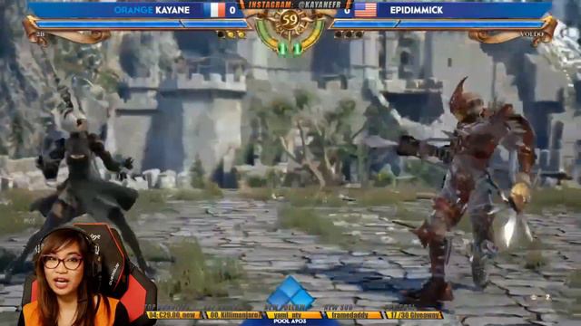 Kayane (2B) VS Epidimmick (Voldo) @ EVO 2019 Pools - SOULCALIBUR VI смотреть онлайн