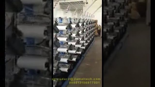 PP HDPE Woven sack fabric bag flat yarn production line extruder machine---extruder2@jiameitech.com смотреть онлайн