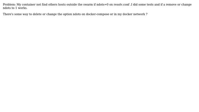 Change docker dns option on docker-compose смотреть онлайн