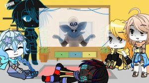Реакция Сансов из разных AU про БлуБерри (и Эррора) (3) Gacha Club