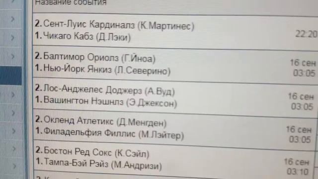 Балтимор Ориолз - Нью-Йорк Янкиз. Бейсбол. MLB. США. Ставка прогноз на 15.09.2017 смотреть онлайн