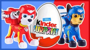 Щенячий патруль. Киндер сюрприз. Учим цвета. Kinder Surprise with PAW Patrol.