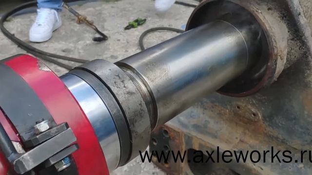 Замена осей балансира SCANIA компании ООО "АКСЛВОРКС" смотреть онлайн