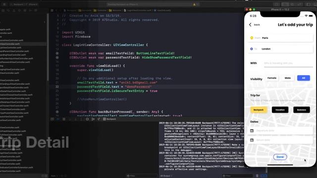 Backpack - iOS App development Result