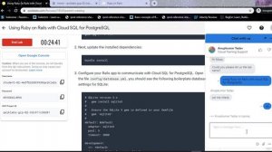 Using Ruby on Rails with Cloud SQL for PostgreSQL