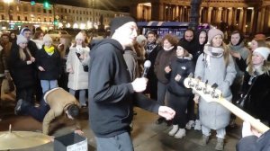 ПИТЕР 😊 УЛИЧНЫЕ МУЗЫКАНТЫ! ГРУППА АЙДАХО ВЫСТУПАЕТ НА НЕВСКОМ ПРОСПЕКТЕ! ДО СКОРОЙ ВСТРЕЧИ!#id_aho