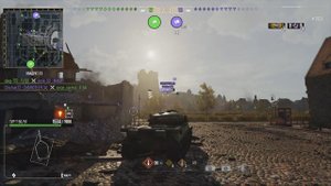 World of Tanks console PS5 бой на TVP T 50-51