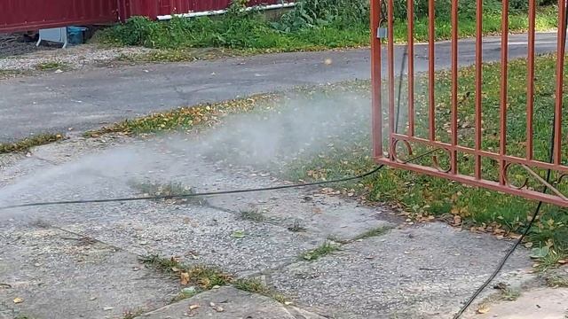 Полёт реактивной насадки от Керхера? смотреть онлайн