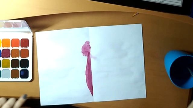 Рисуем стрекозу в технике "Монотипия" (для детей)